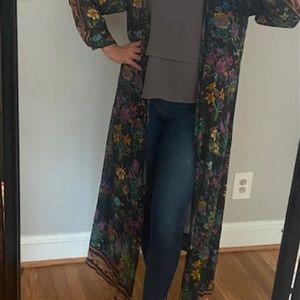 SPELL Floral Boho Duster/ Kaftan